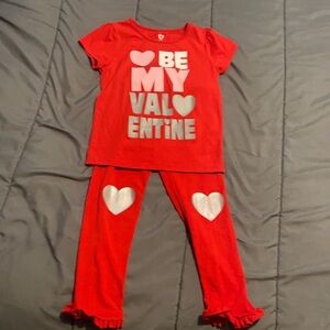Be my Valentine red set